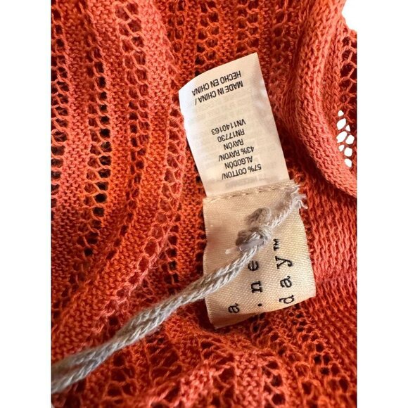 Knitted Coral Mesh  Scarf By A New Day NTW - Picture 4 of 9